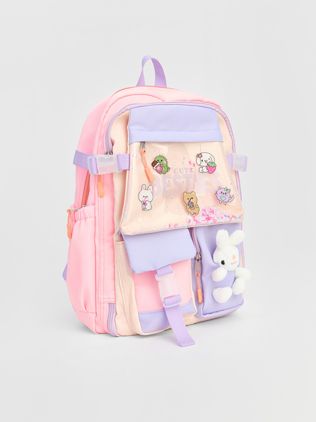 Multi-compartment Girls' Backpack-1