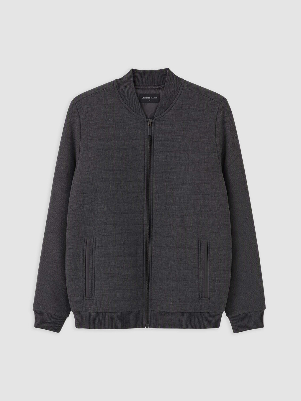 Regular Fit Baseball Collar Men's Knitwear Cardigan-3