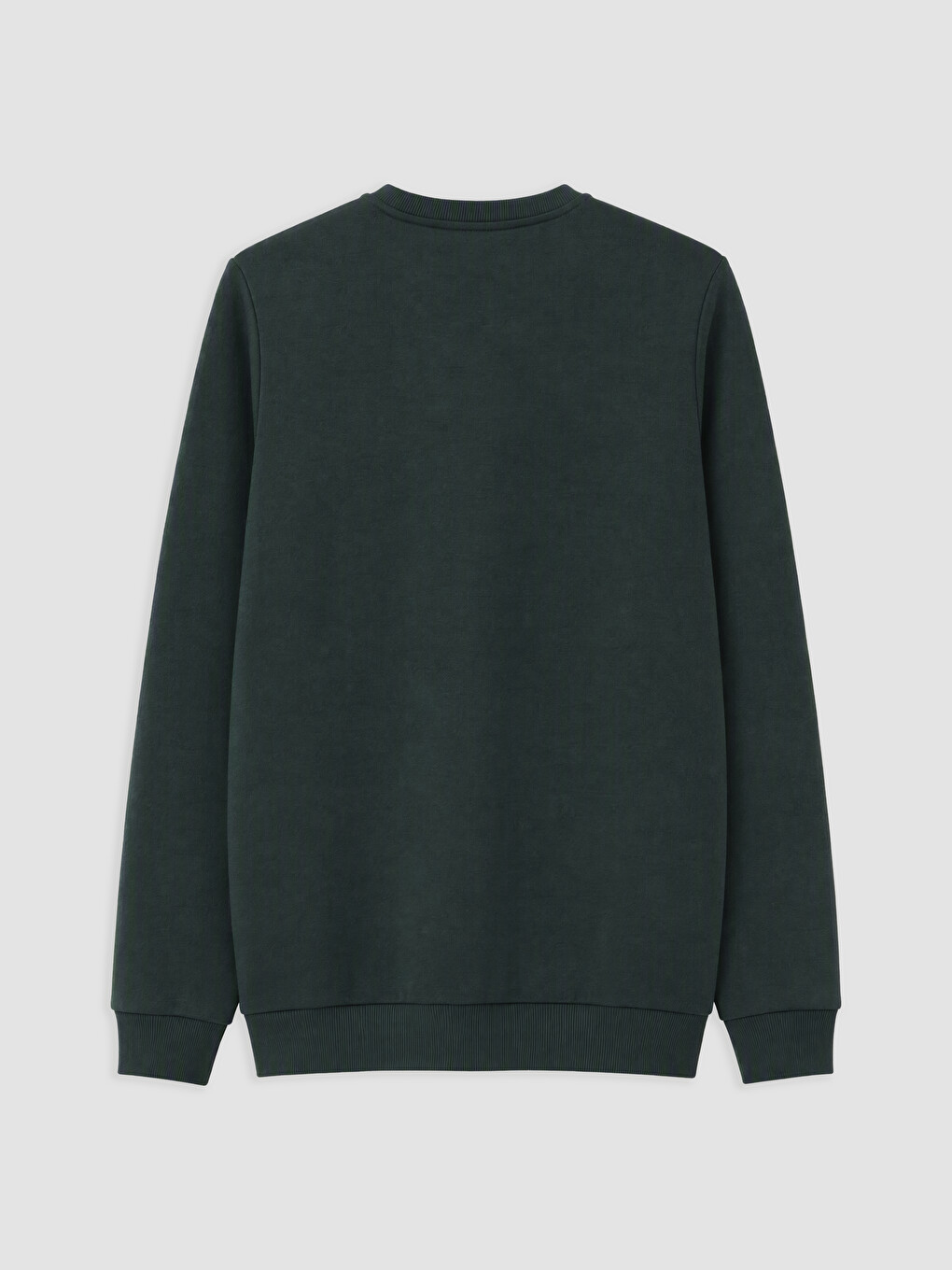 Petrol Bisiklet Yaka Erkek Sweatshirt-4