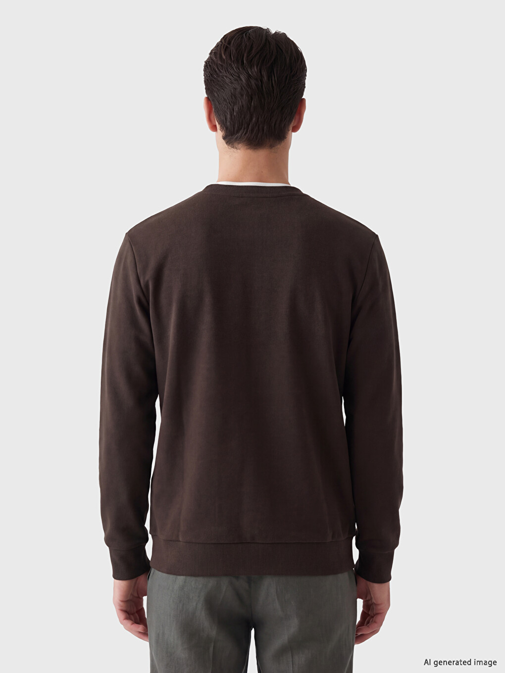 Crew Neck Men's Sweatshirt-2