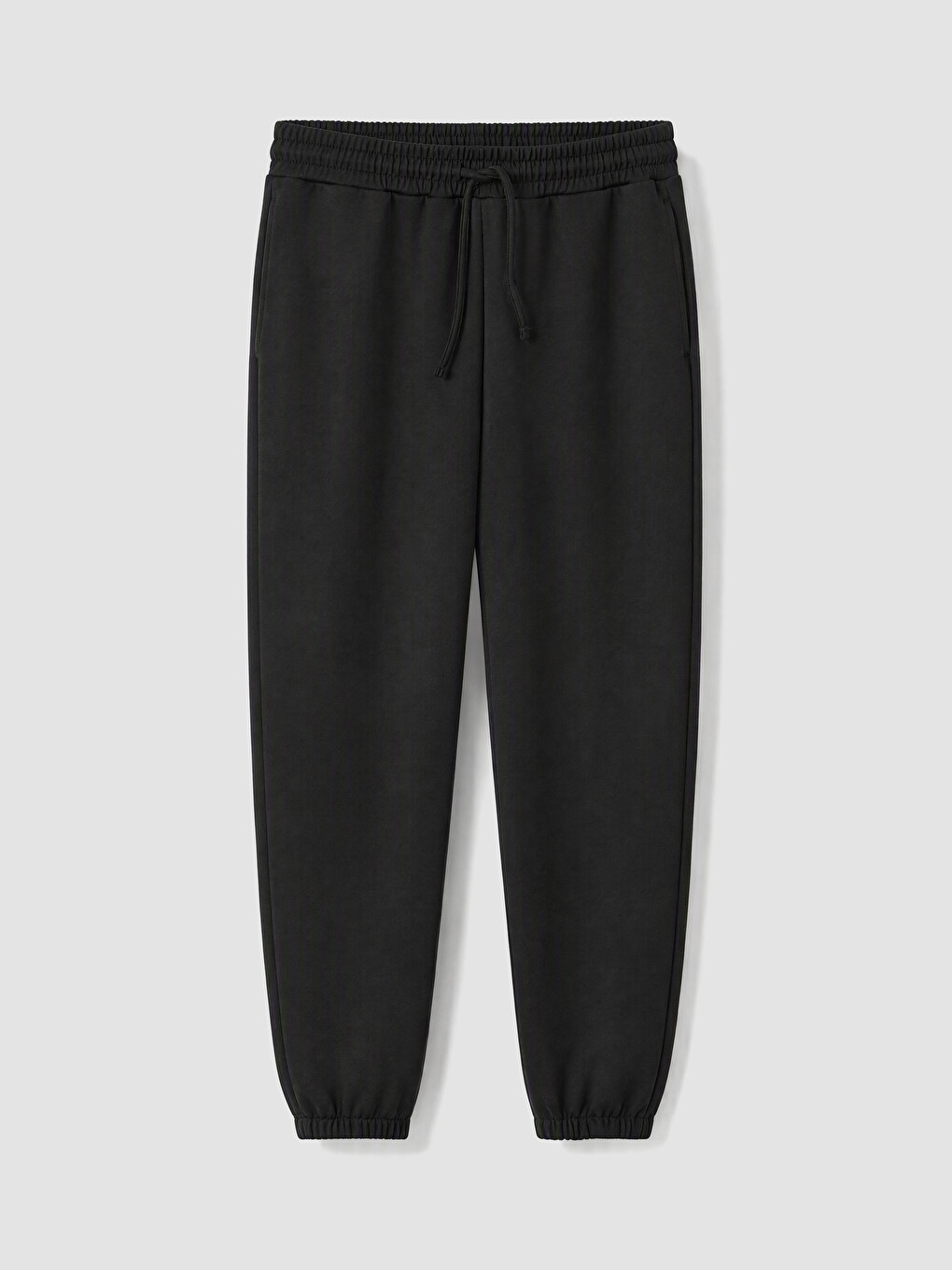 Siyah Soft Touch Kadın Pijama Alt-4