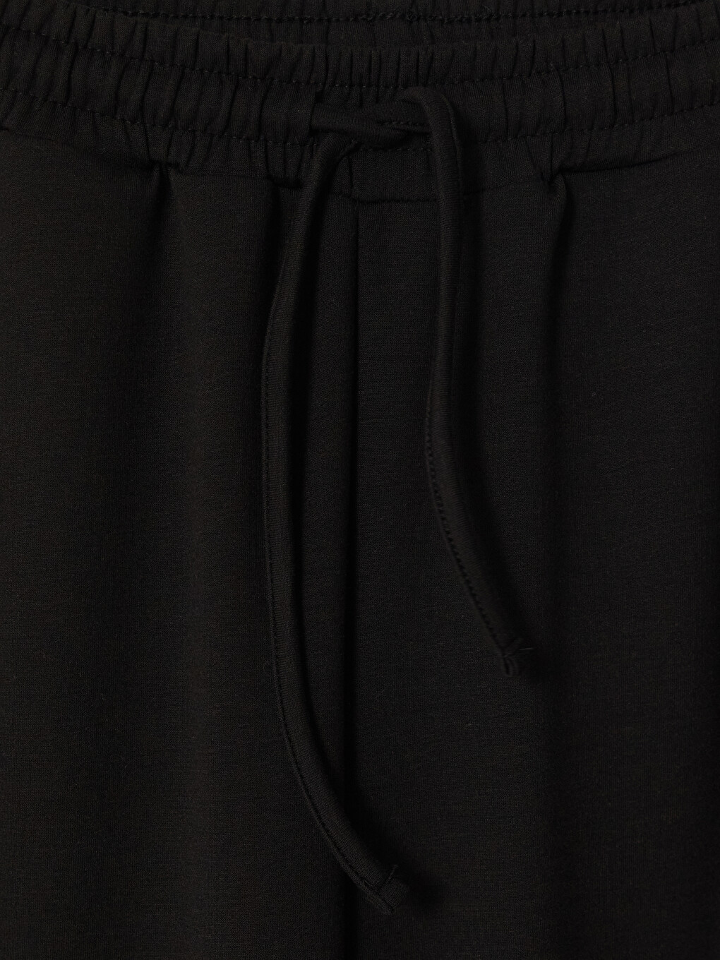 Siyah Soft Touch Kadın Pijama Alt-5