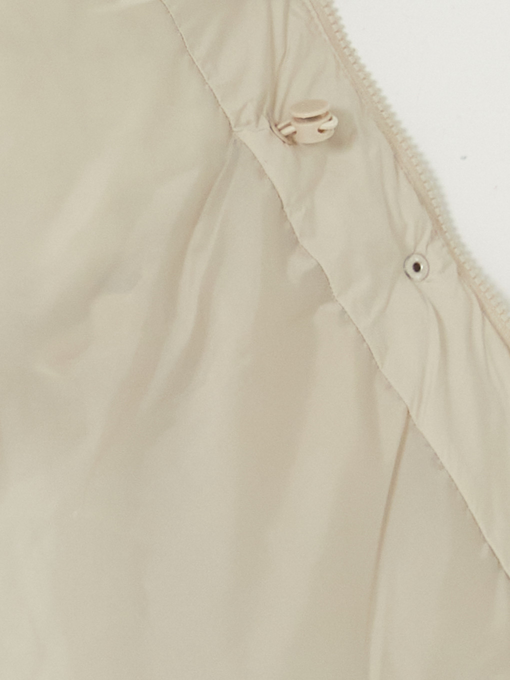 Woman Beige Puffer Coat-9
