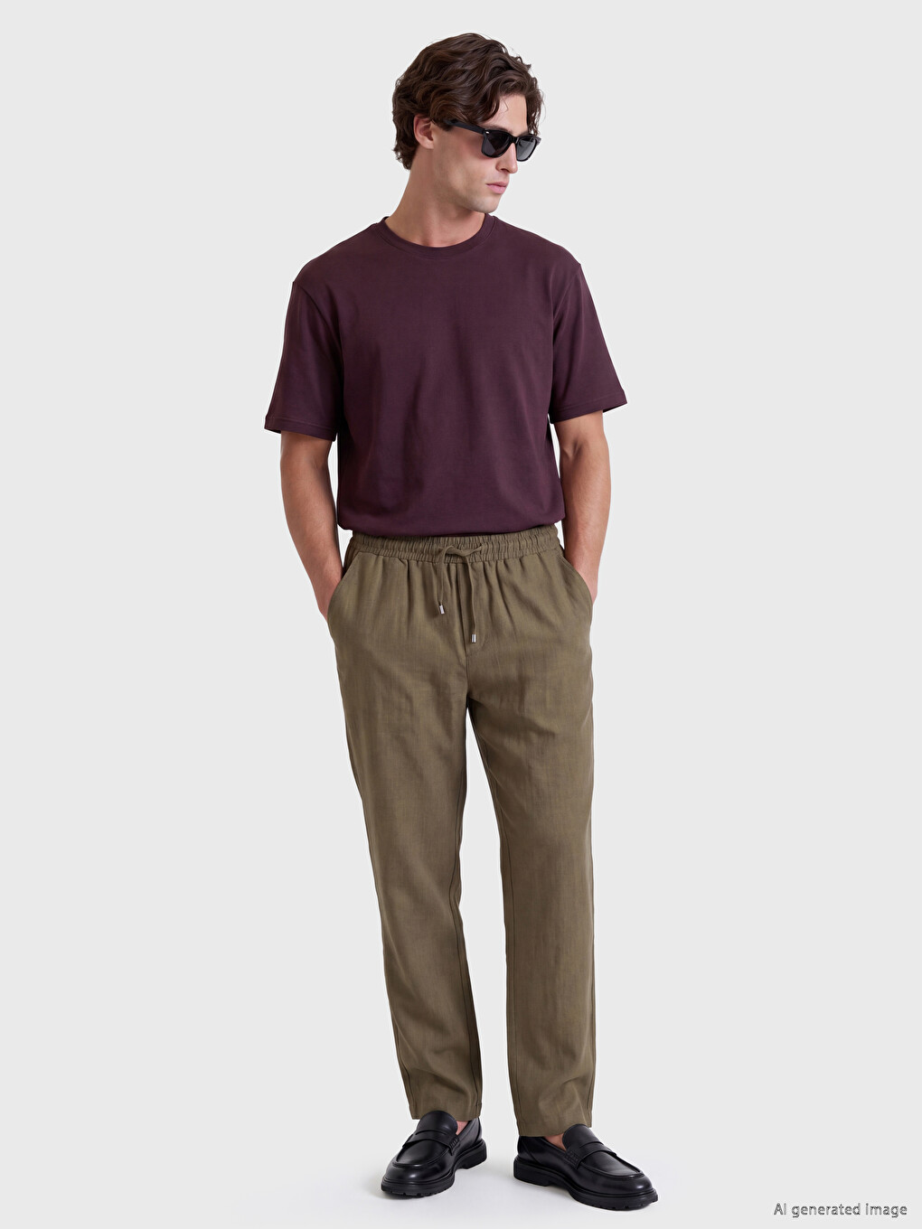 Pantaloni Bărbați Standard Fit Cu Pense