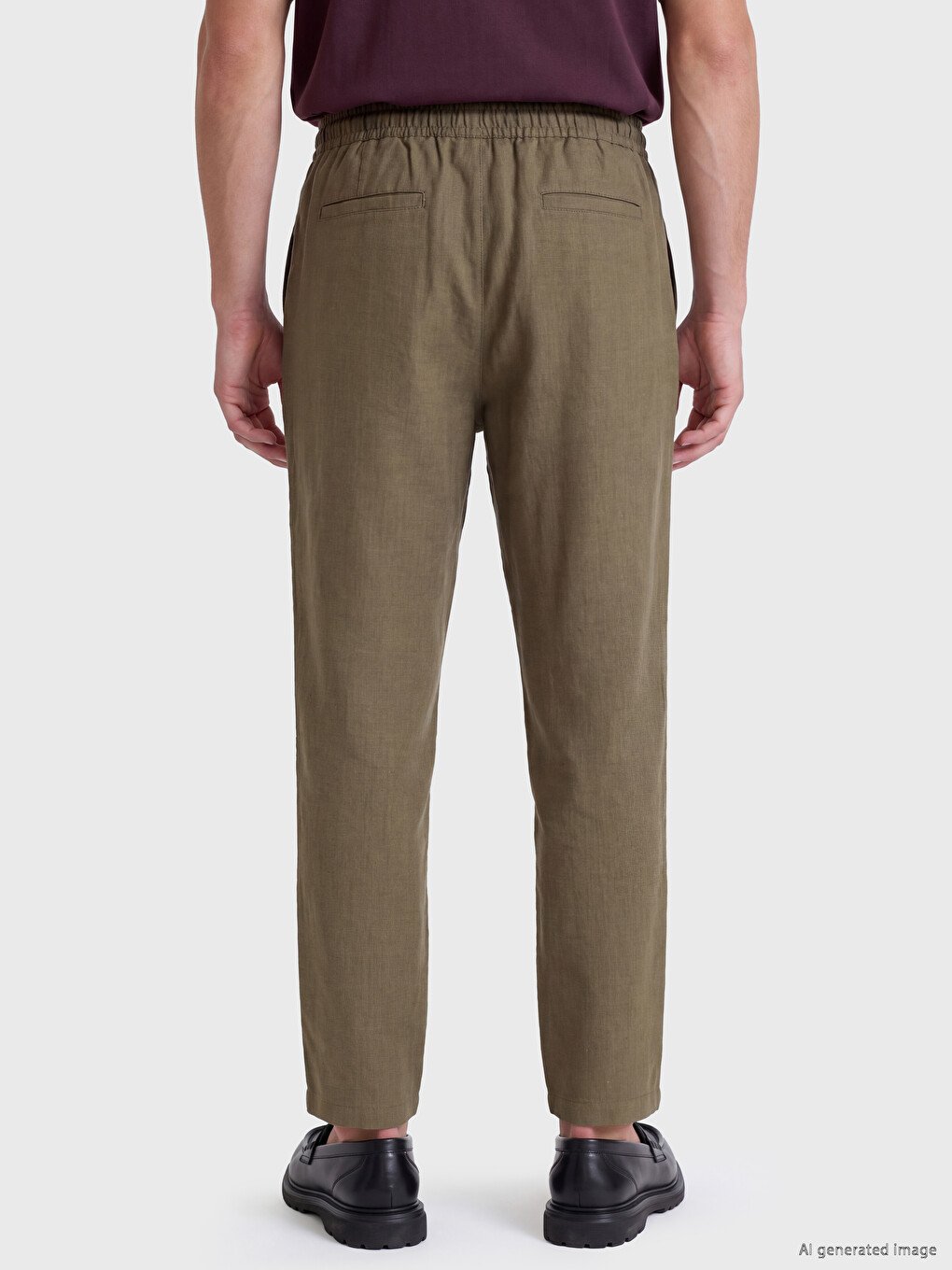Pantaloni Bărbați Standard Fit Cu Pense-3