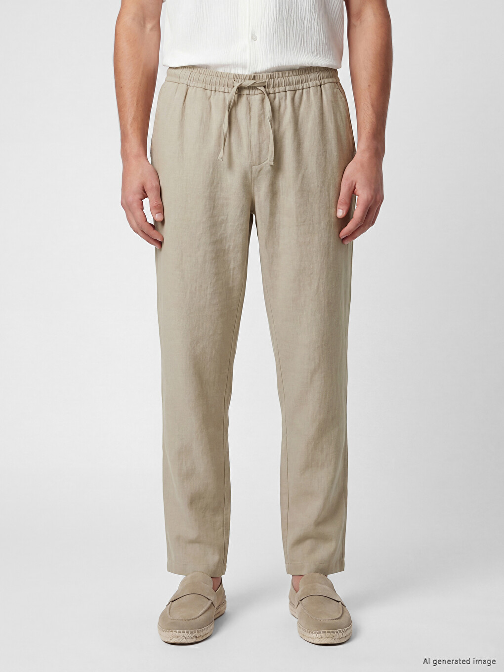 Pantalon Dobby Homme Coupe Régulière-1