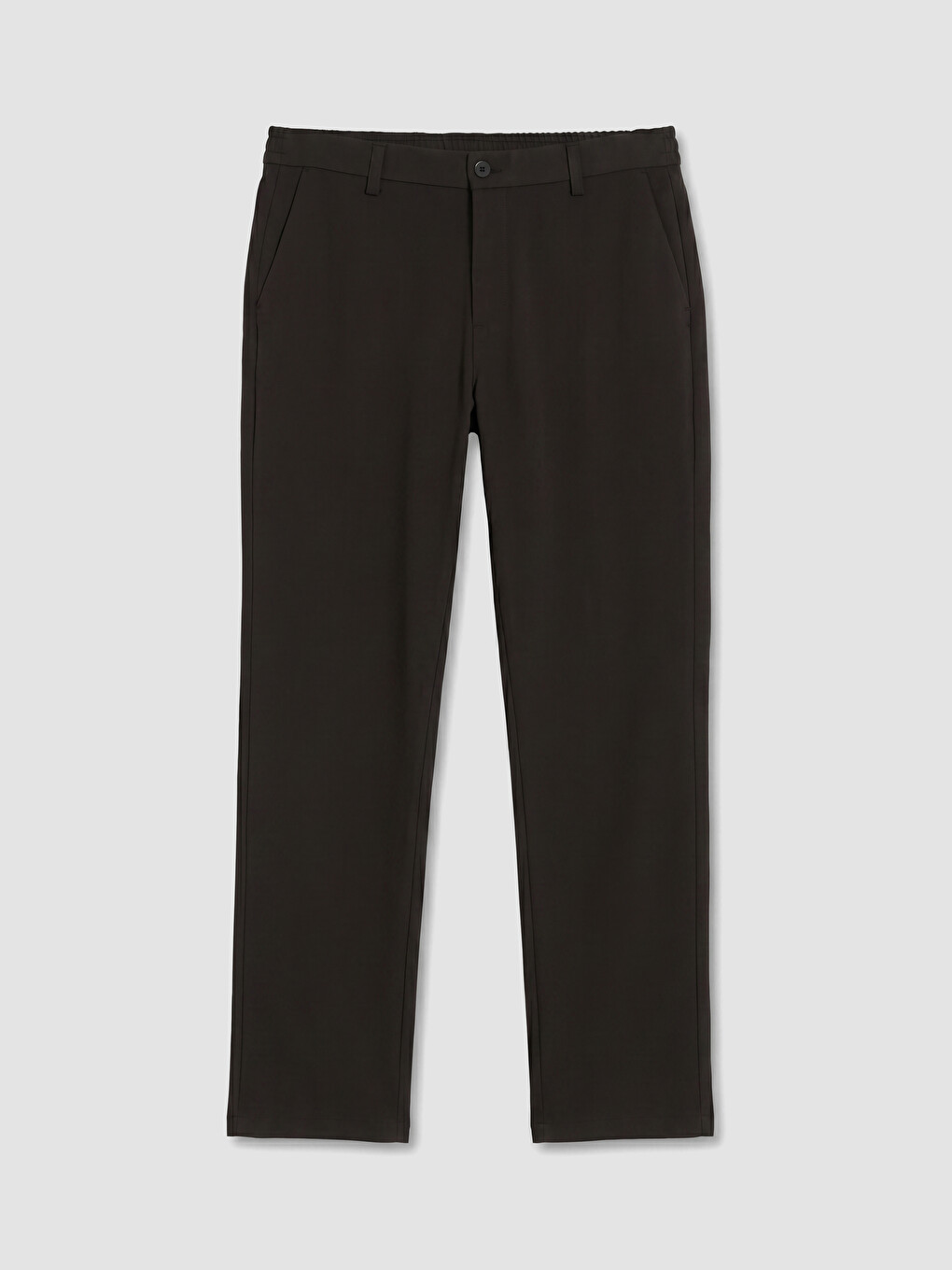 Regular Fit Men's Fabric Trousers-4