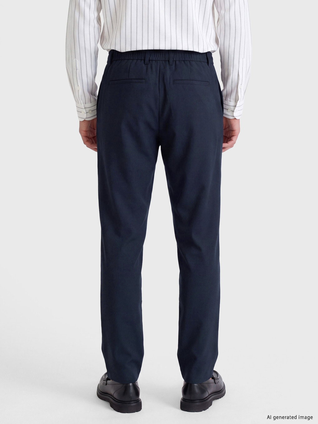 Man Navy Trousers-3