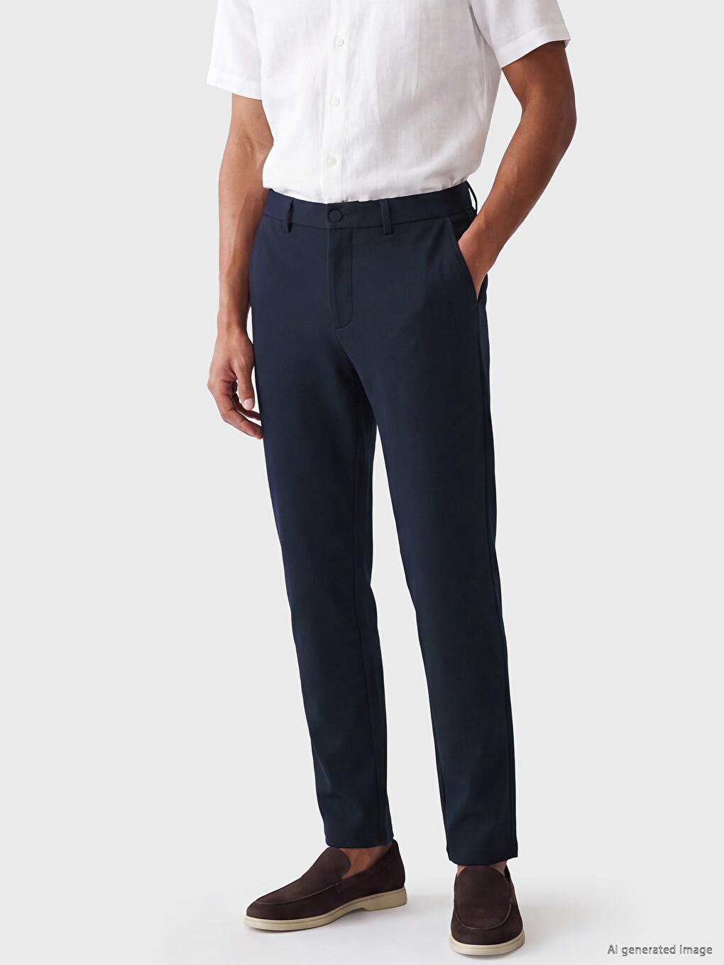 Pantaloni Slim Fit Bărbați-1