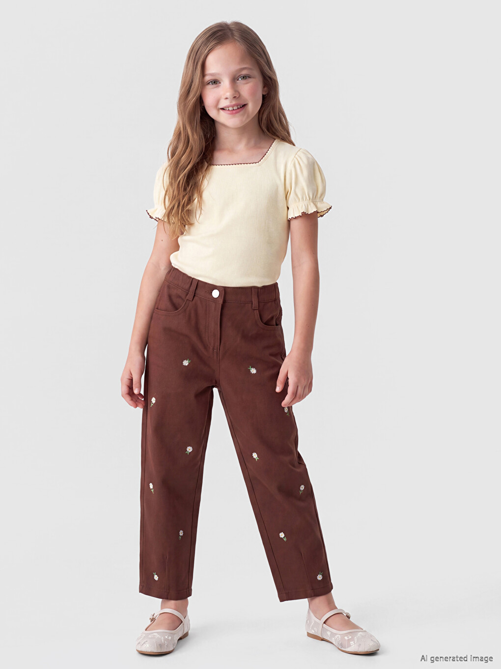 Dečije Gabardinske Pantalone-1