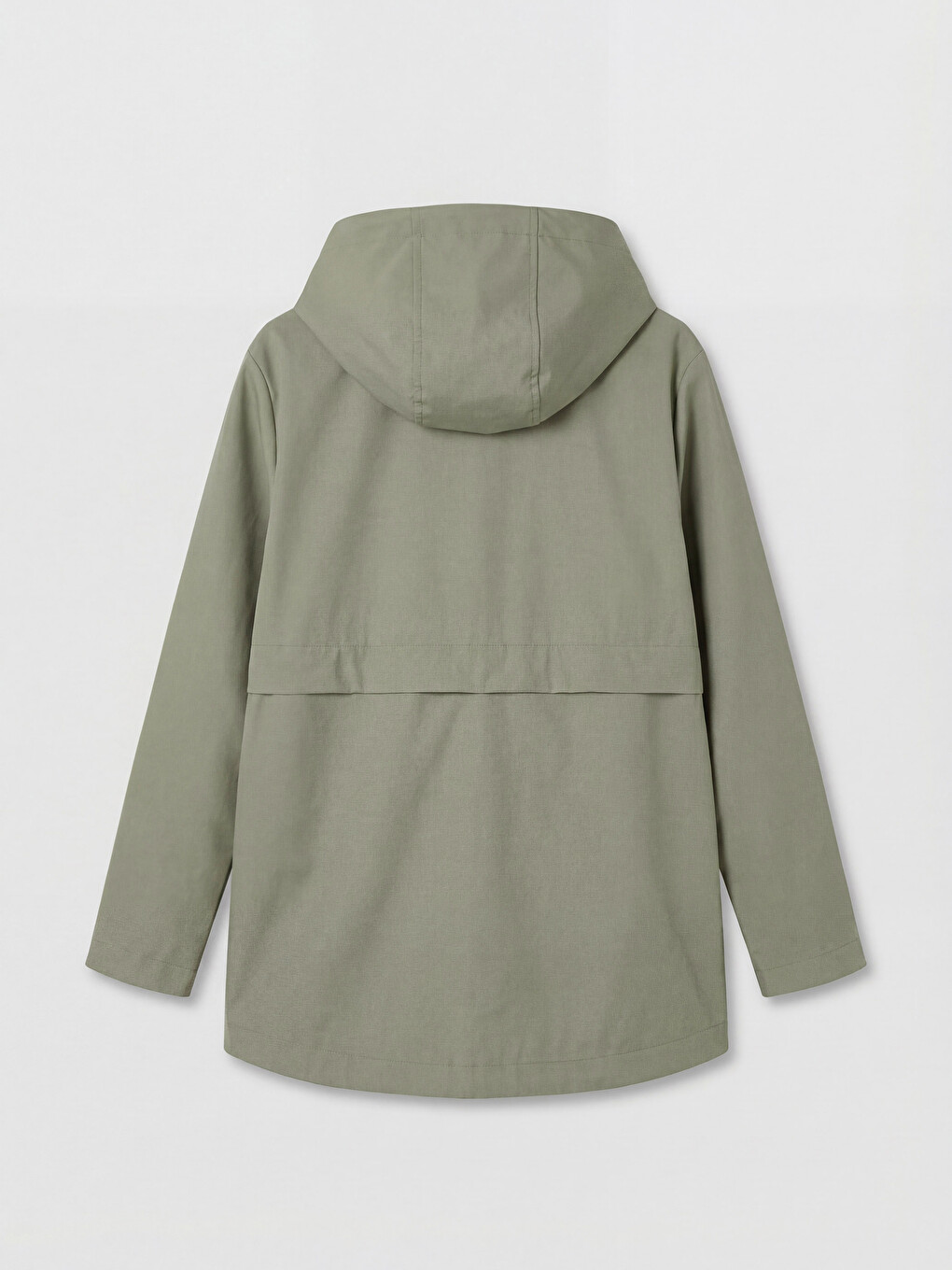 Zippered Hooded Women's Raincoat-5