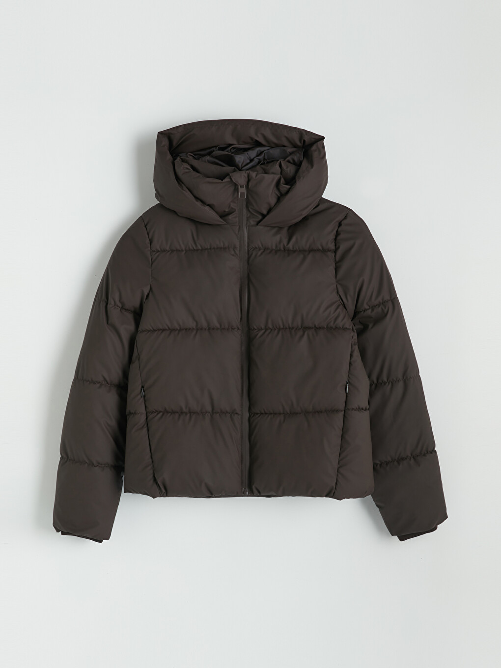 Hooded Women's Puffer Coat-5