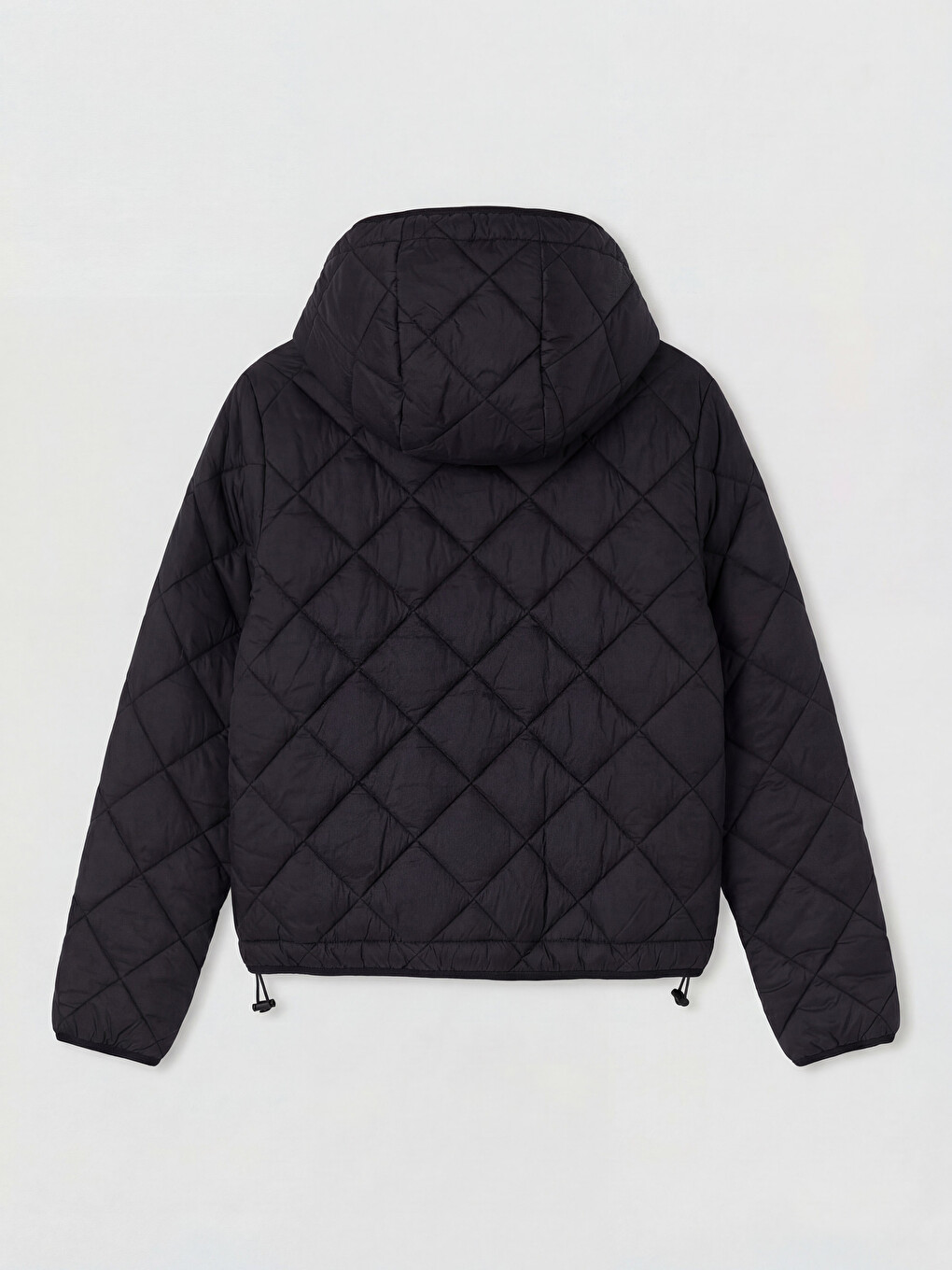 Hooded Quilted Women's Coat-5