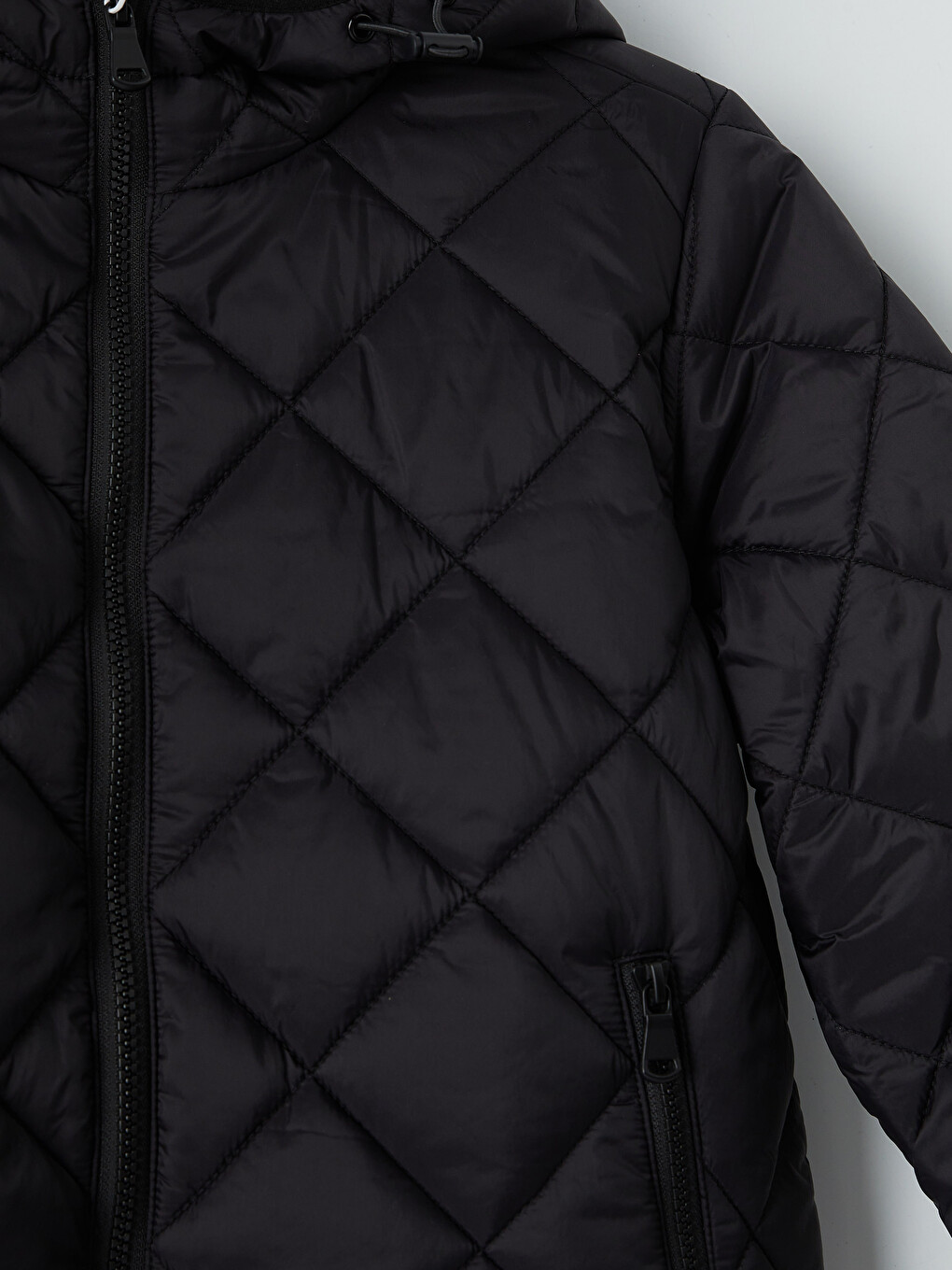 Hooded Quilted Women's Coat-6