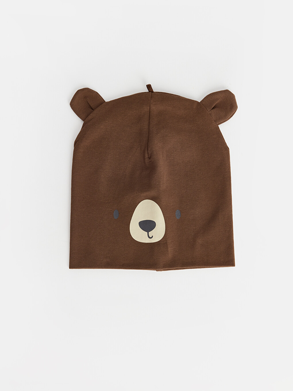 Teddy Bear Printed Baby Boys' Beanie-1