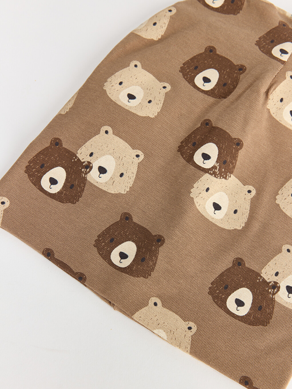 Teddy Bear Printed Baby Boys' Beanie-4