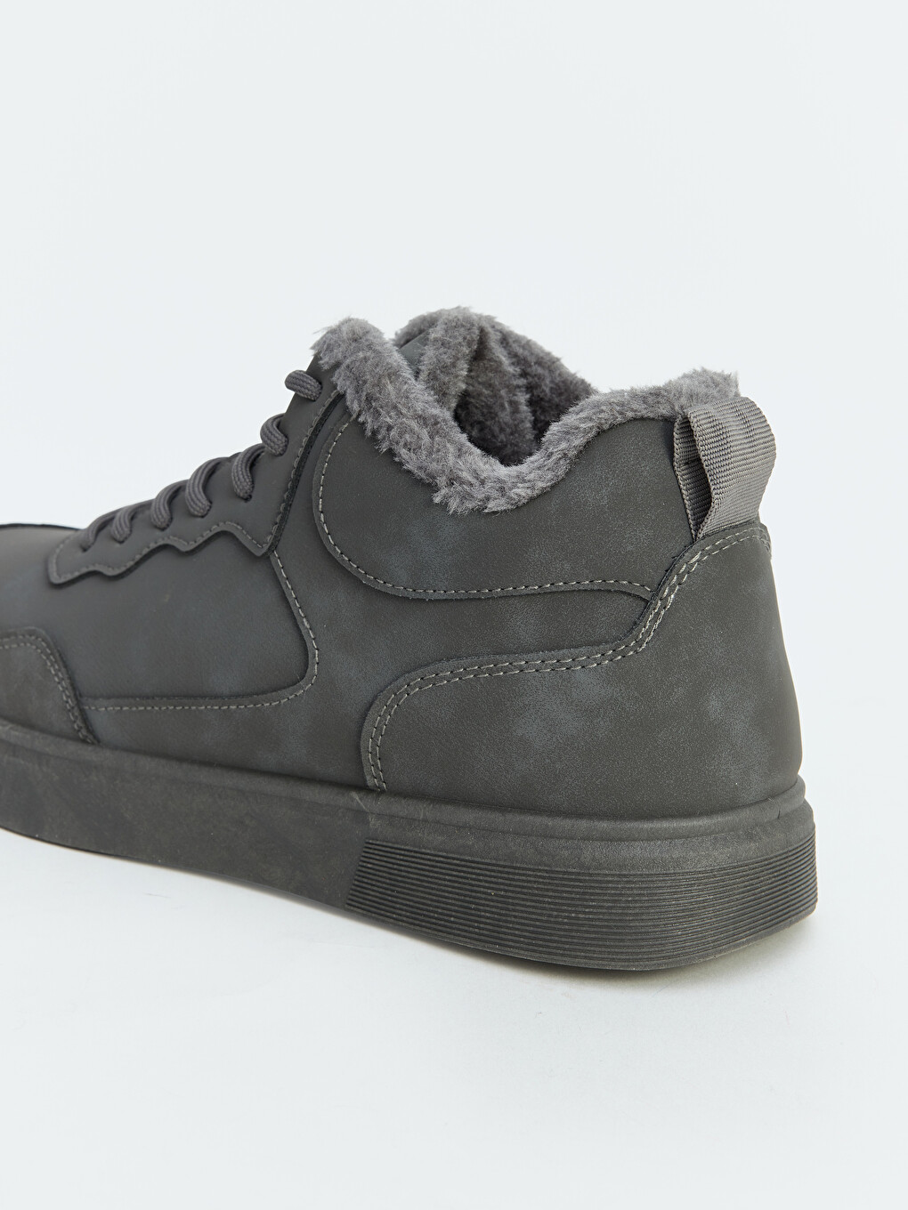 Süet Görünümlü İçi Kürklü Erkek Sneaker-2