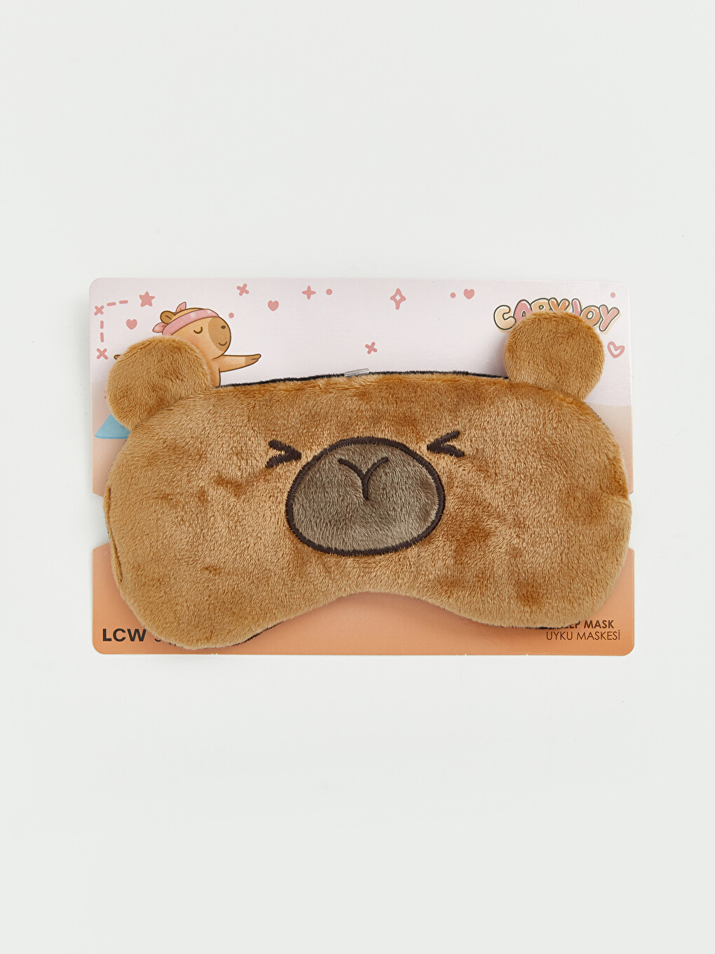 Animal Figured Girls' Plush Eye Mask-1