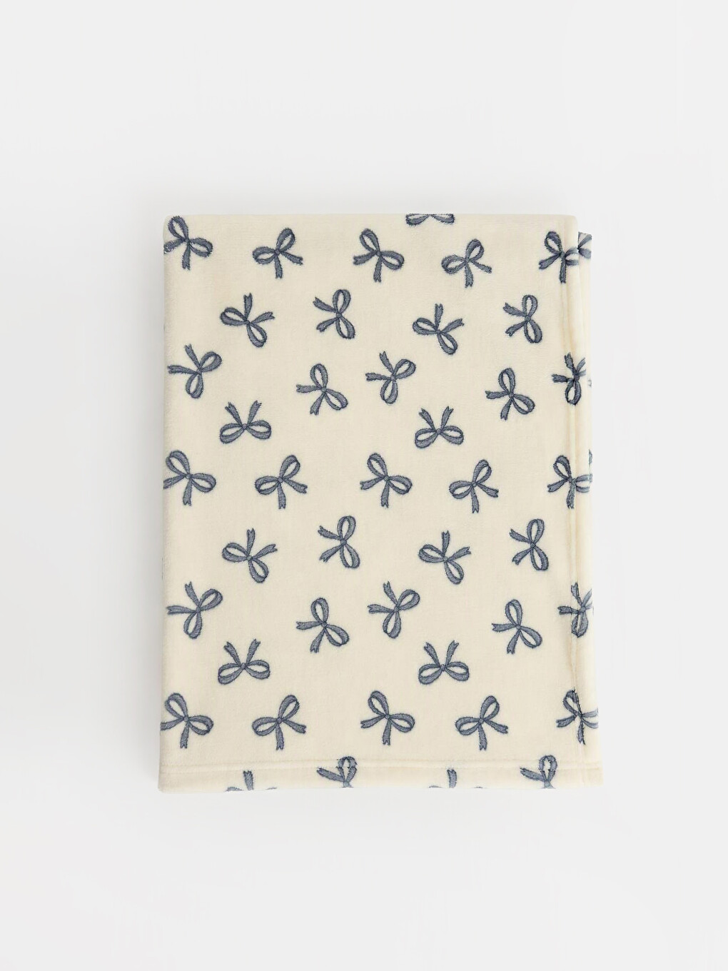 Bow Patterned Baby Girls' Blanket 90x100 Cm