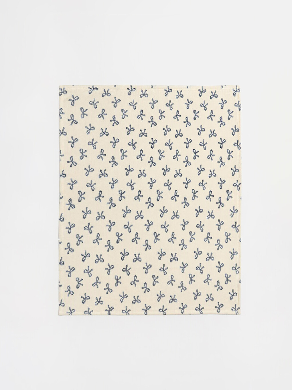 Bow Patterned Baby Girls' Blanket 90x100 Cm-1