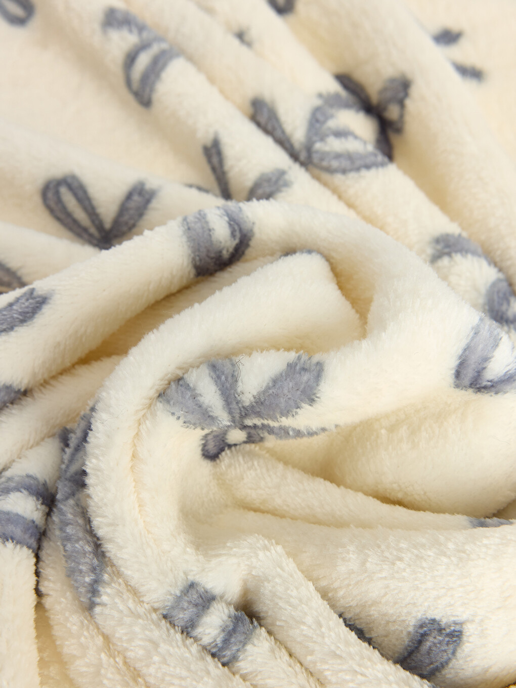 Bow Patterned Baby Girls' Blanket 90x100 Cm-2