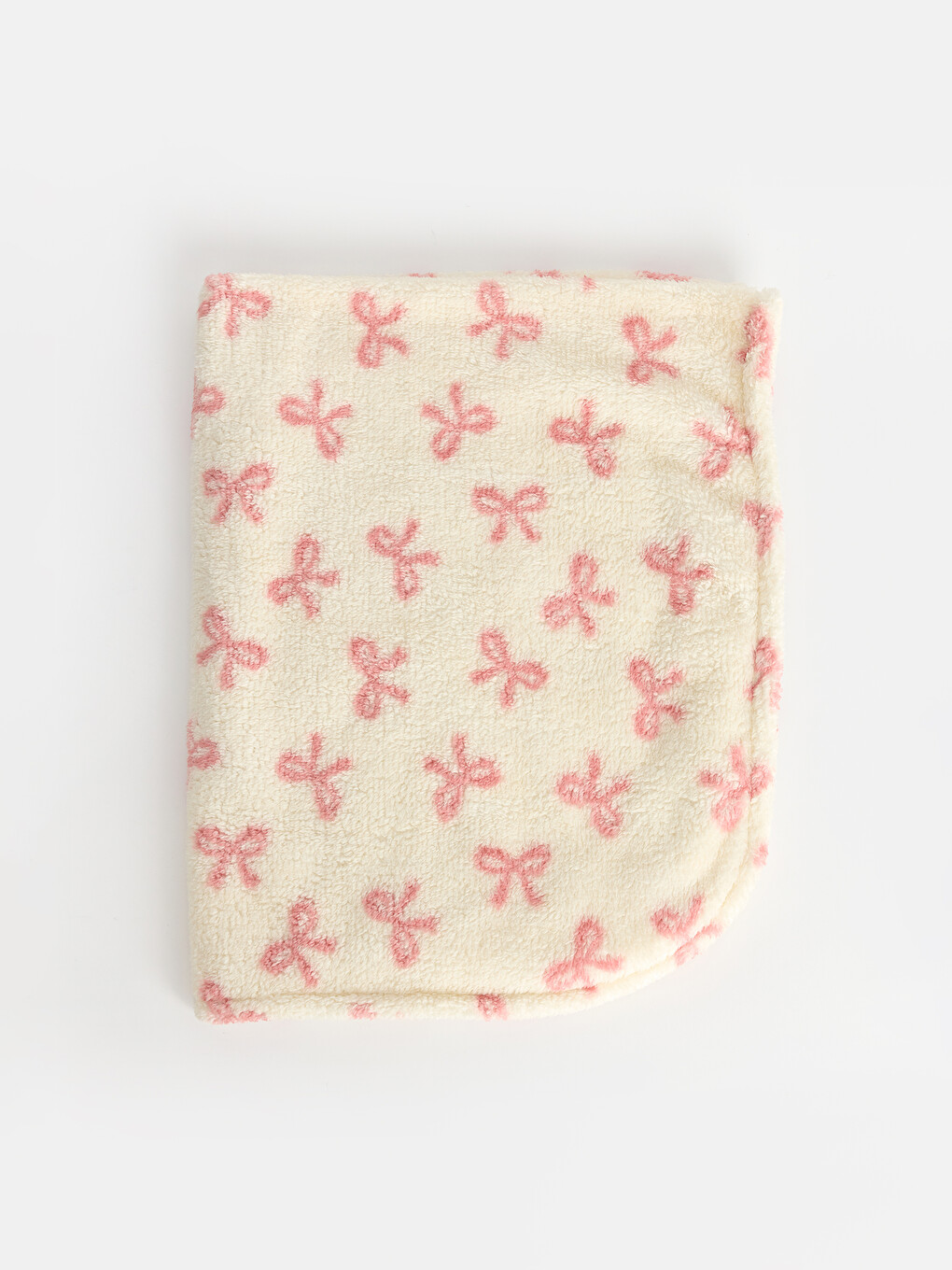 Bow Patterned Baby Girls' Blanket 90x100 Cm