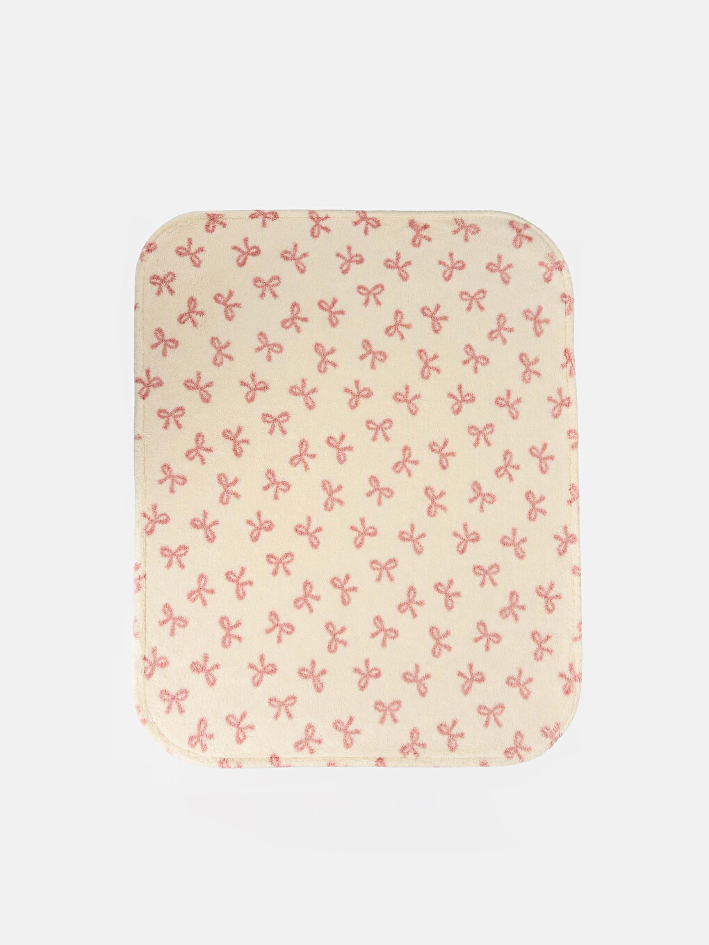 Bow Patterned Baby Girls' Blanket 90x100 Cm-1