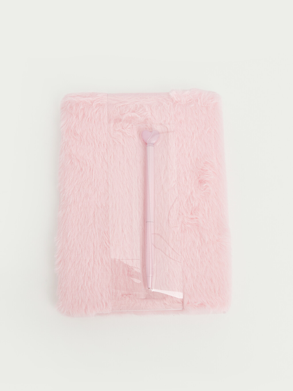 Striped Plush Notebook