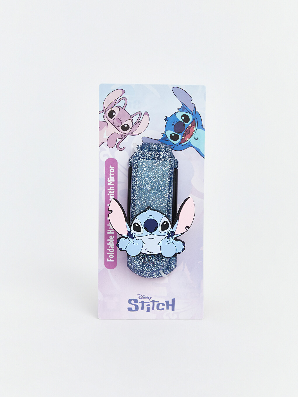 Stitch Figürlü Kız Çocuk Aynalı Tarak-3