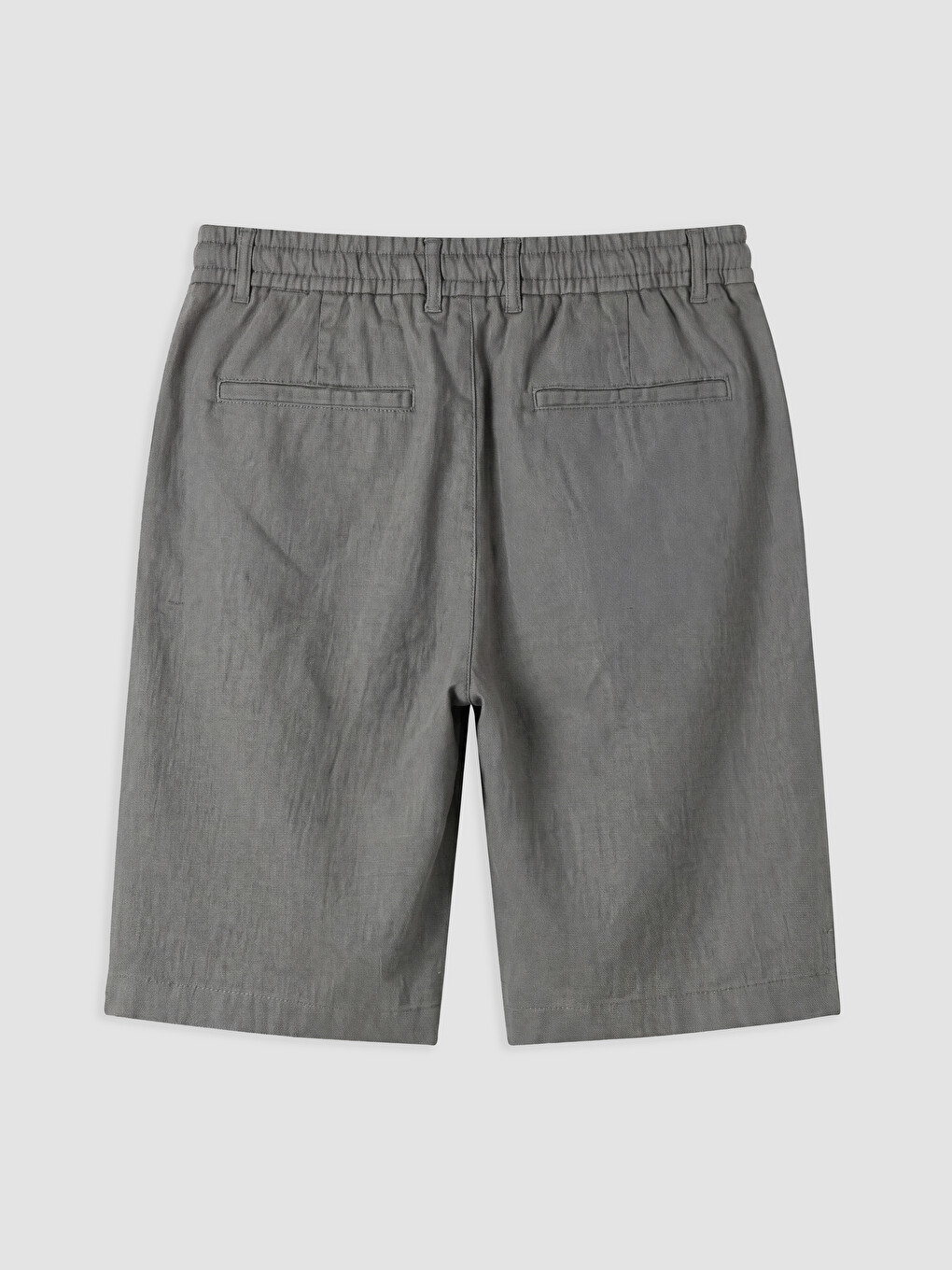 Yeşil Regular Fit Armürlü Erkek Şort-1