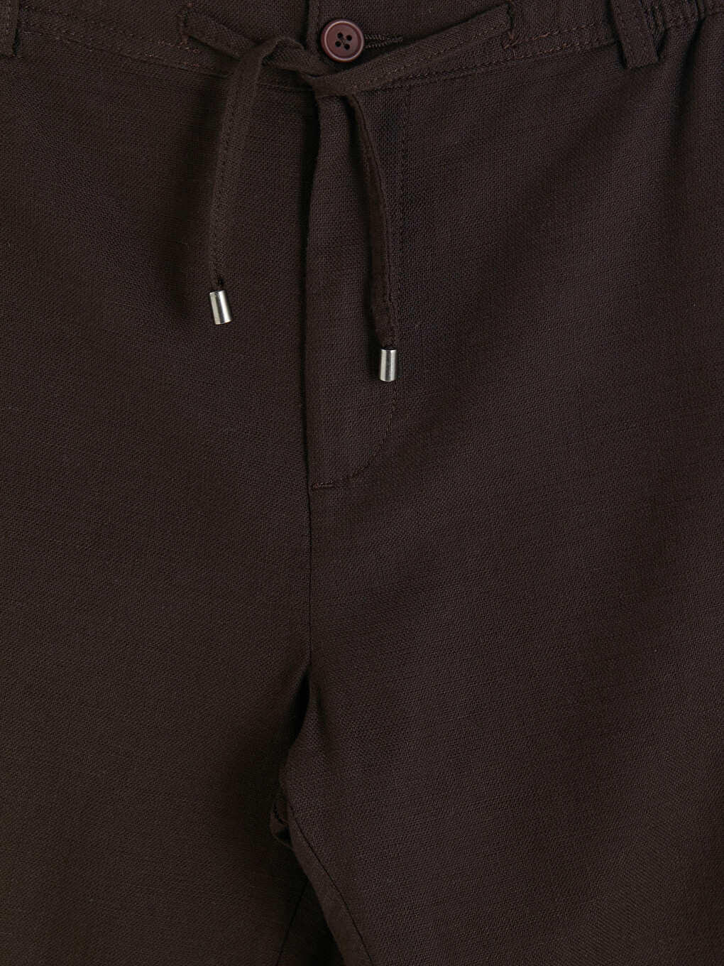 Kahverengi Regular Fit Armürlü Erkek Şort-5