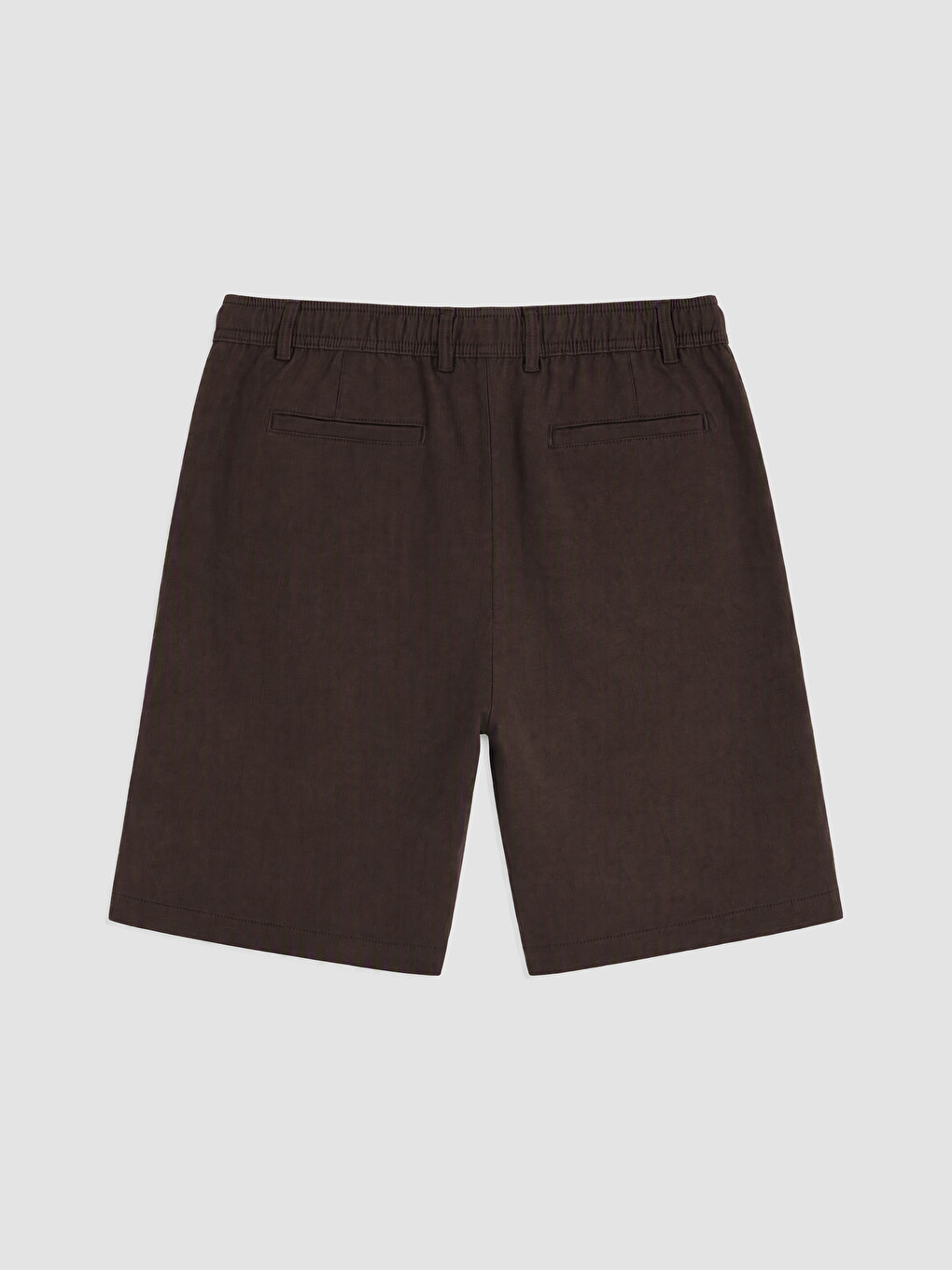Kahverengi Regular Fit Armürlü Erkek Şort-6