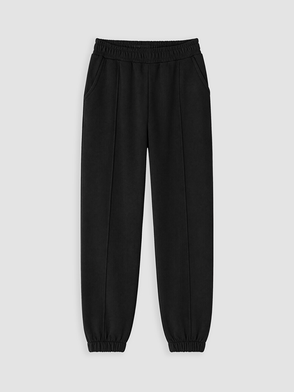 Girl Black Jogger Sweatpants