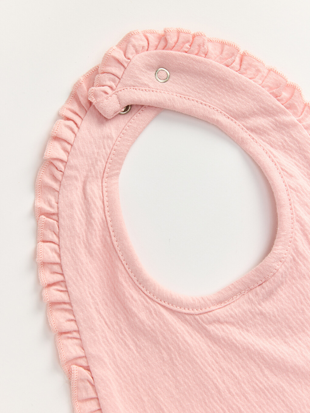 Baby Girl Ecru Bib-2