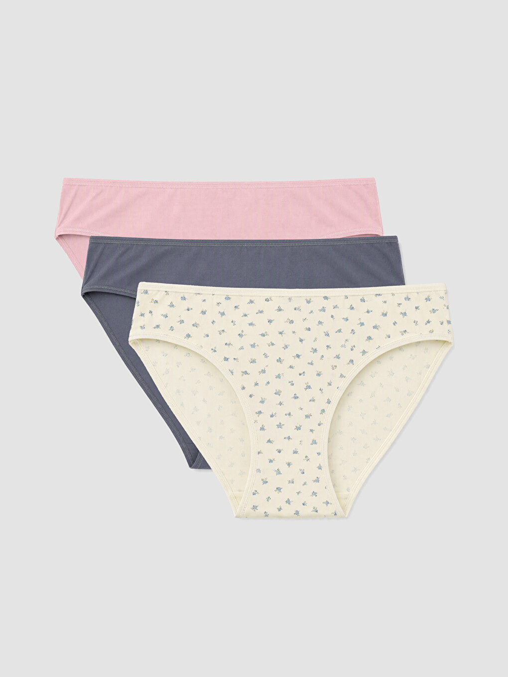 Floral Bikini Knickers 3-pack