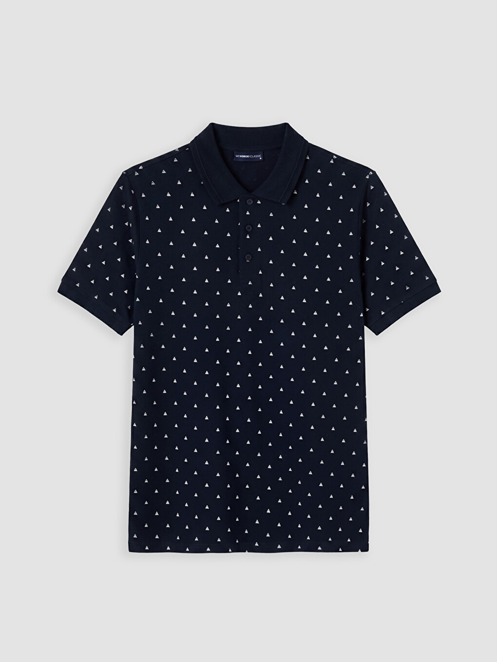 Polo Pique Printed Men's T-shirt-3