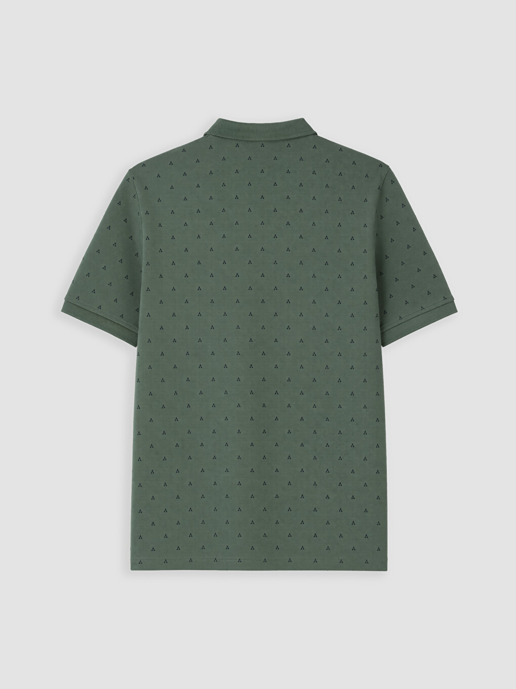 Regular Fit Polo Collar Pique Men's T-shirt-5