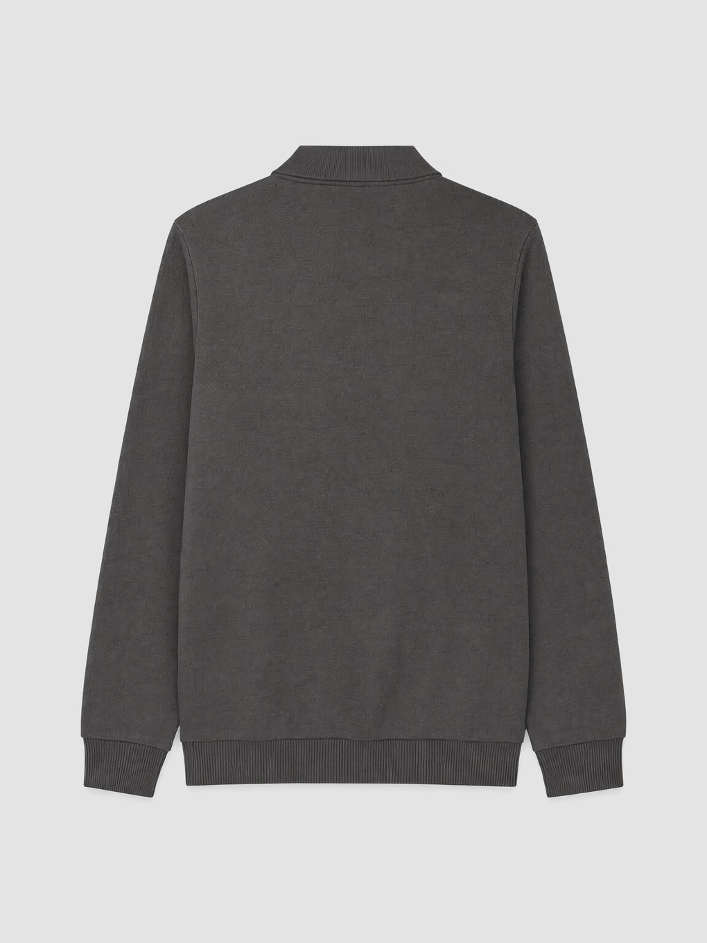 Polo Collar Men's Sweatshirt-5