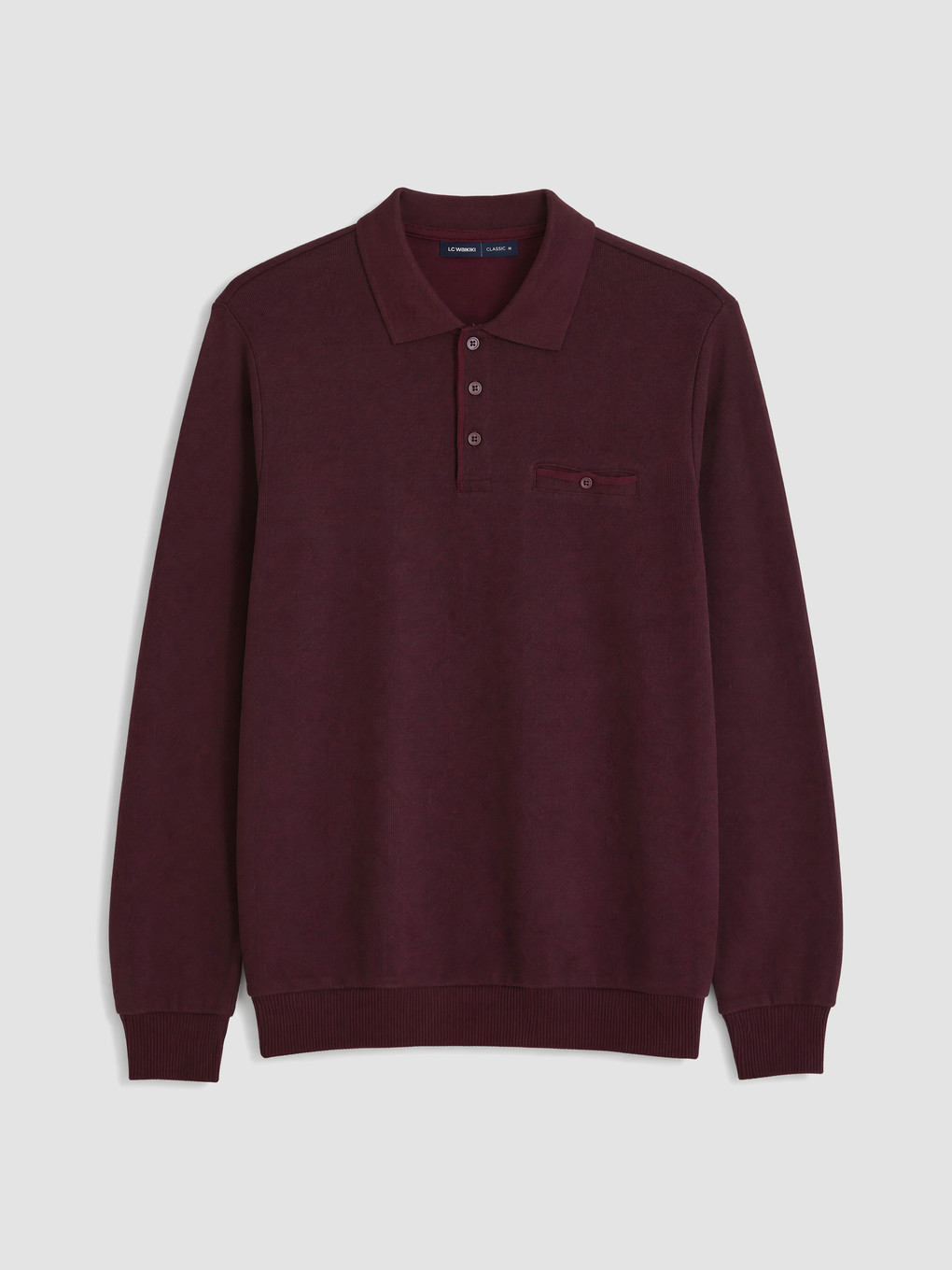 Man Bordeaux Sweatshirt-3