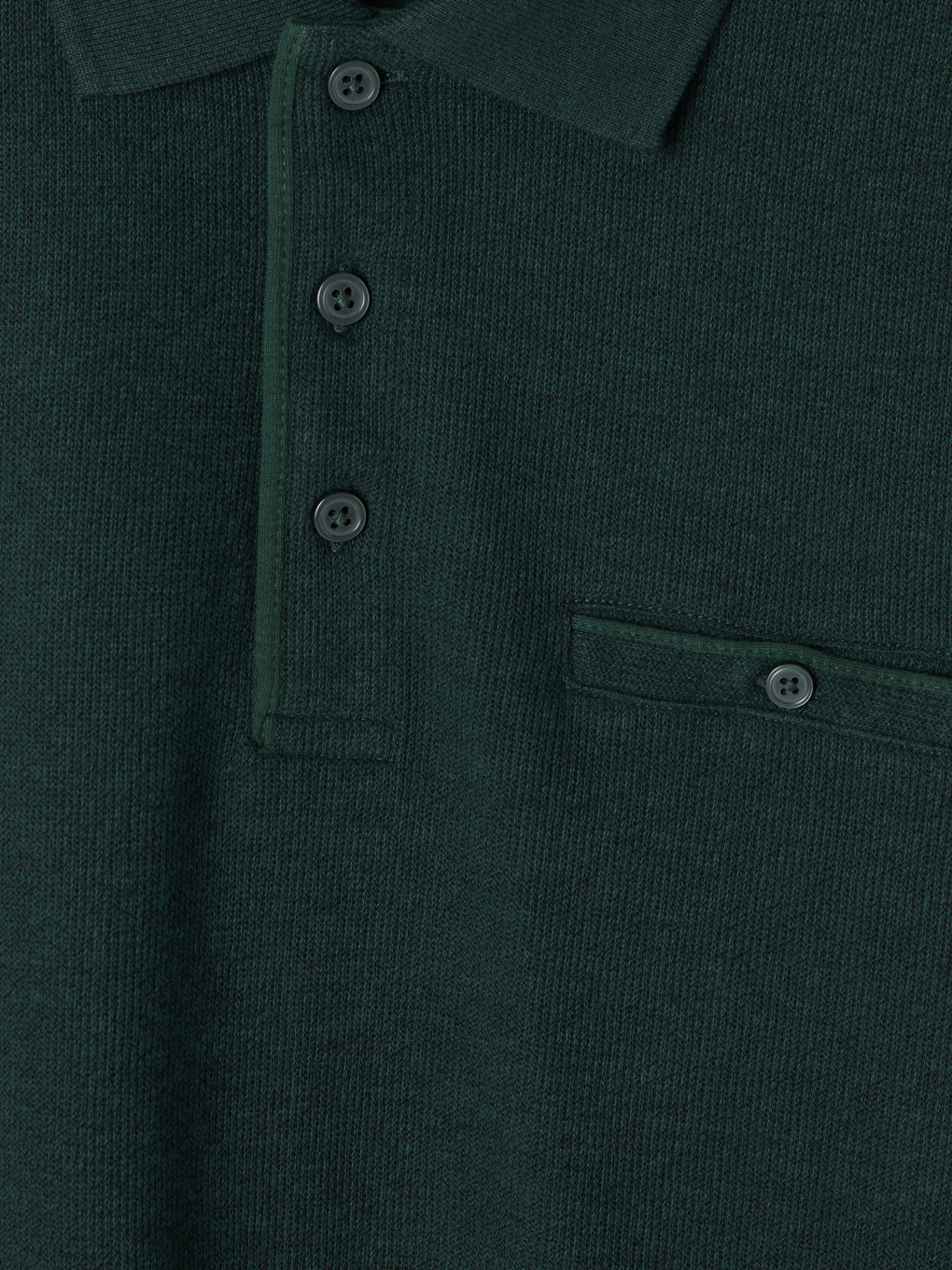 Polo Collar Men's Knitwear Sweatshirt-2