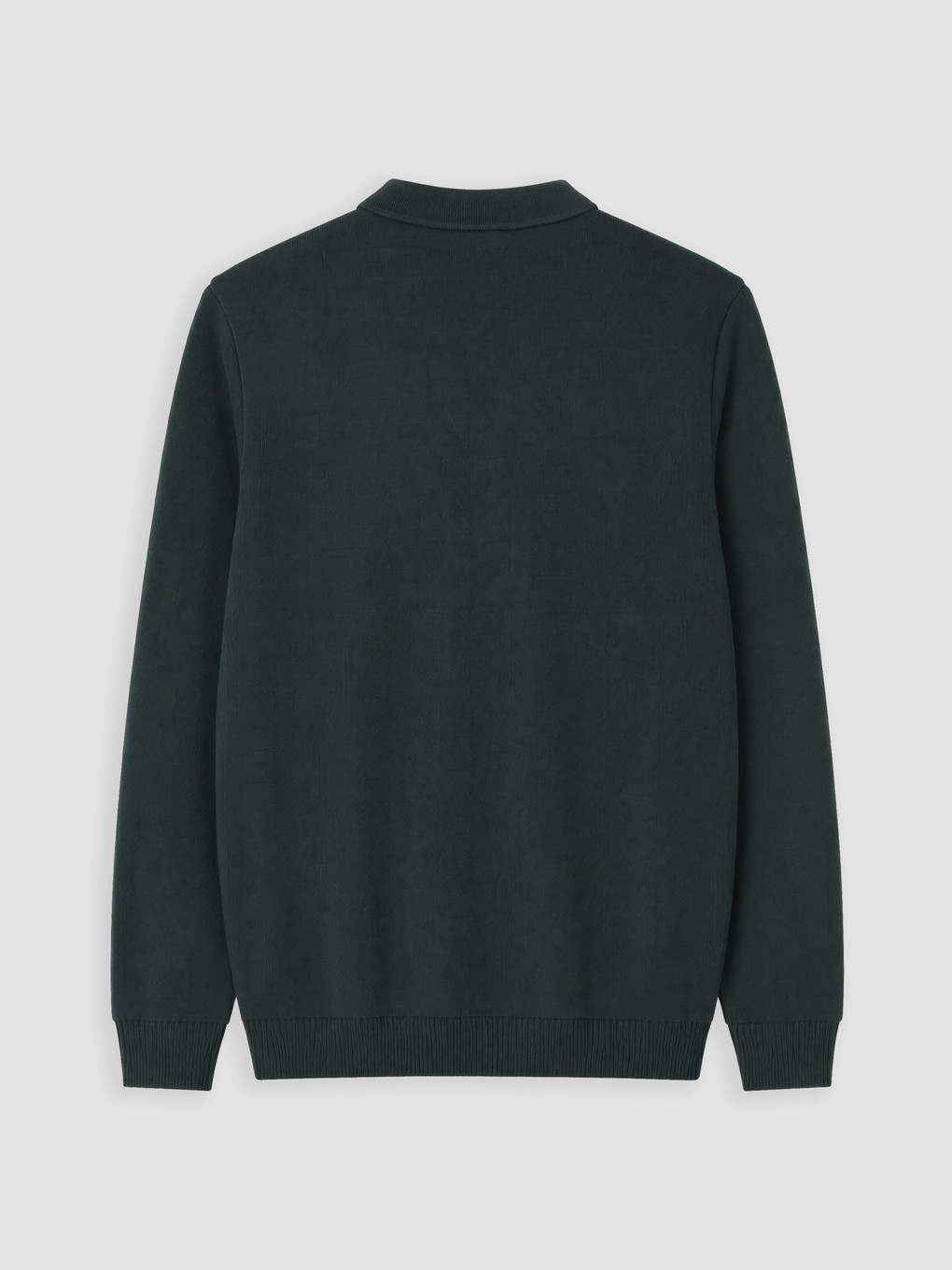 Polo Collar Men's Knitwear Sweatshirt-3