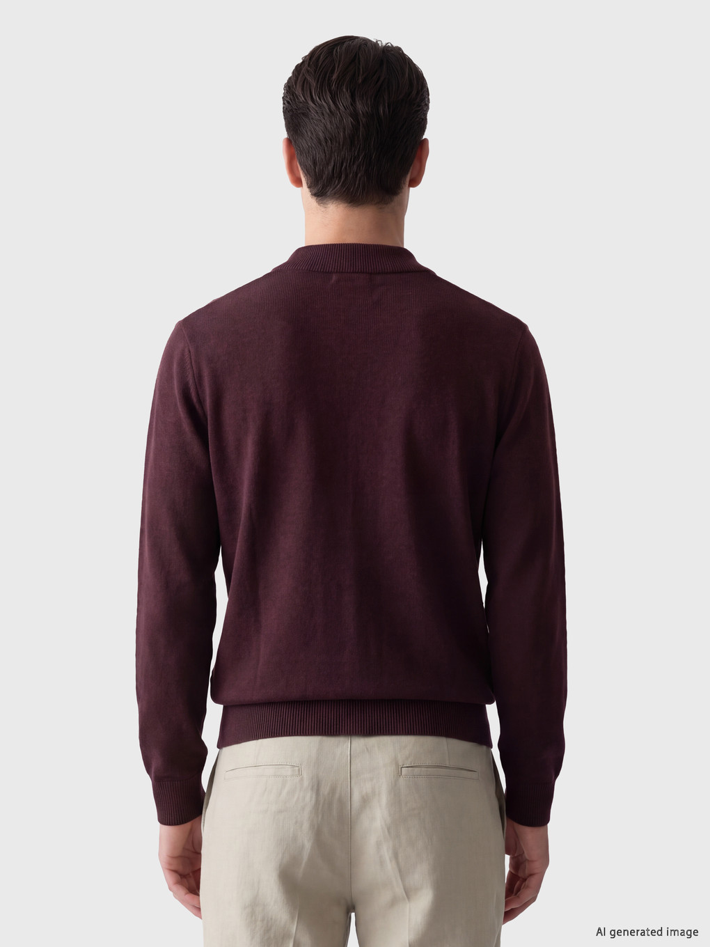 Man Bordeaux Sweatshirt-2