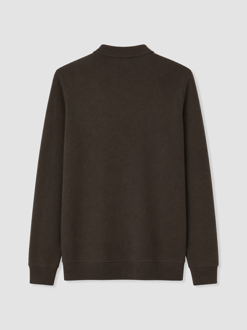 Polo Collar Men's Sweatshirt-6