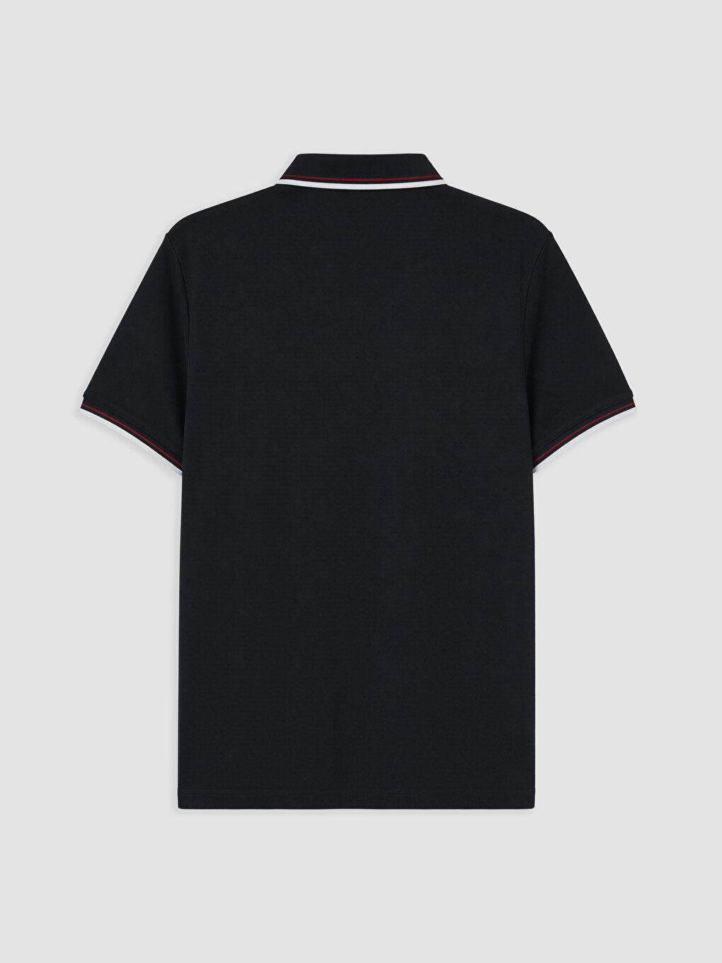 Lacivert Standart Fit Polo Yaka Pike Erkek Tişört-5