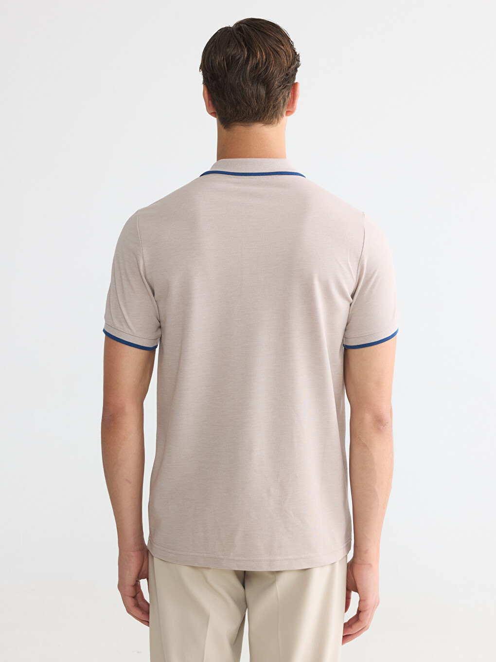 Man Beige T-shirt-3