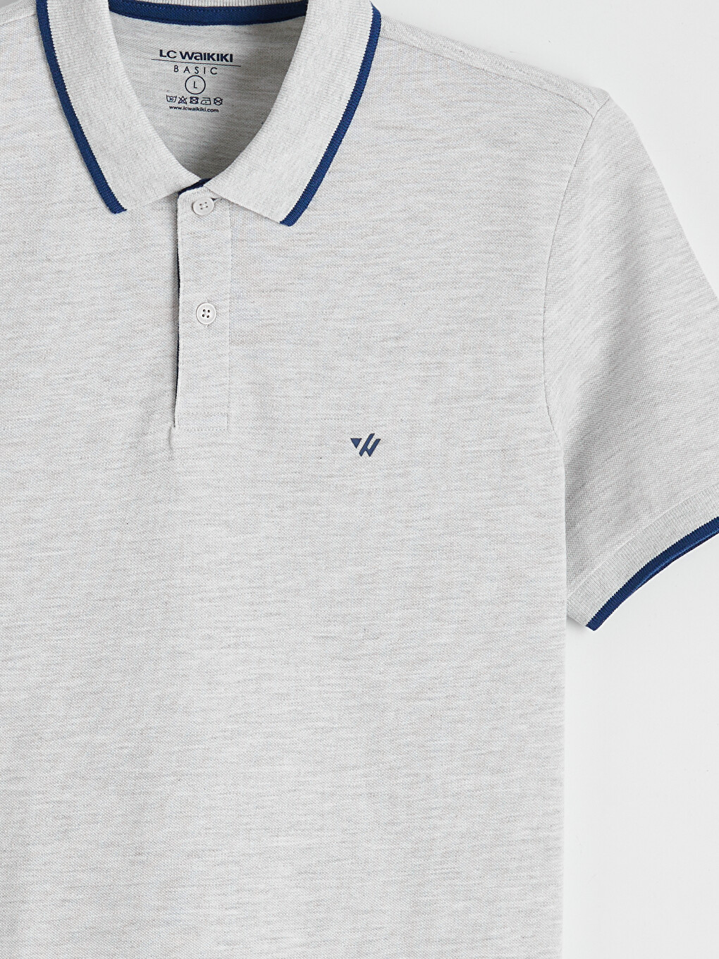 Polo Yaka Nakışlı Erkek Tişört-1