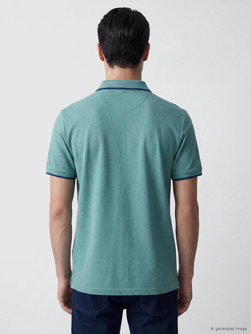 Polo Collar Men's T-shirt-3