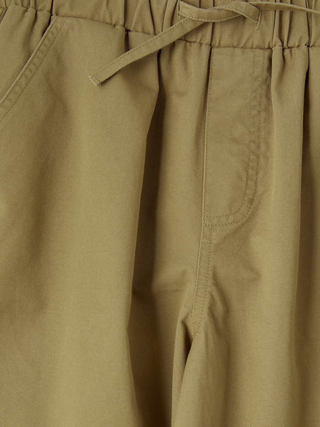 Girls' Gabardine Cargo Trousers-2
