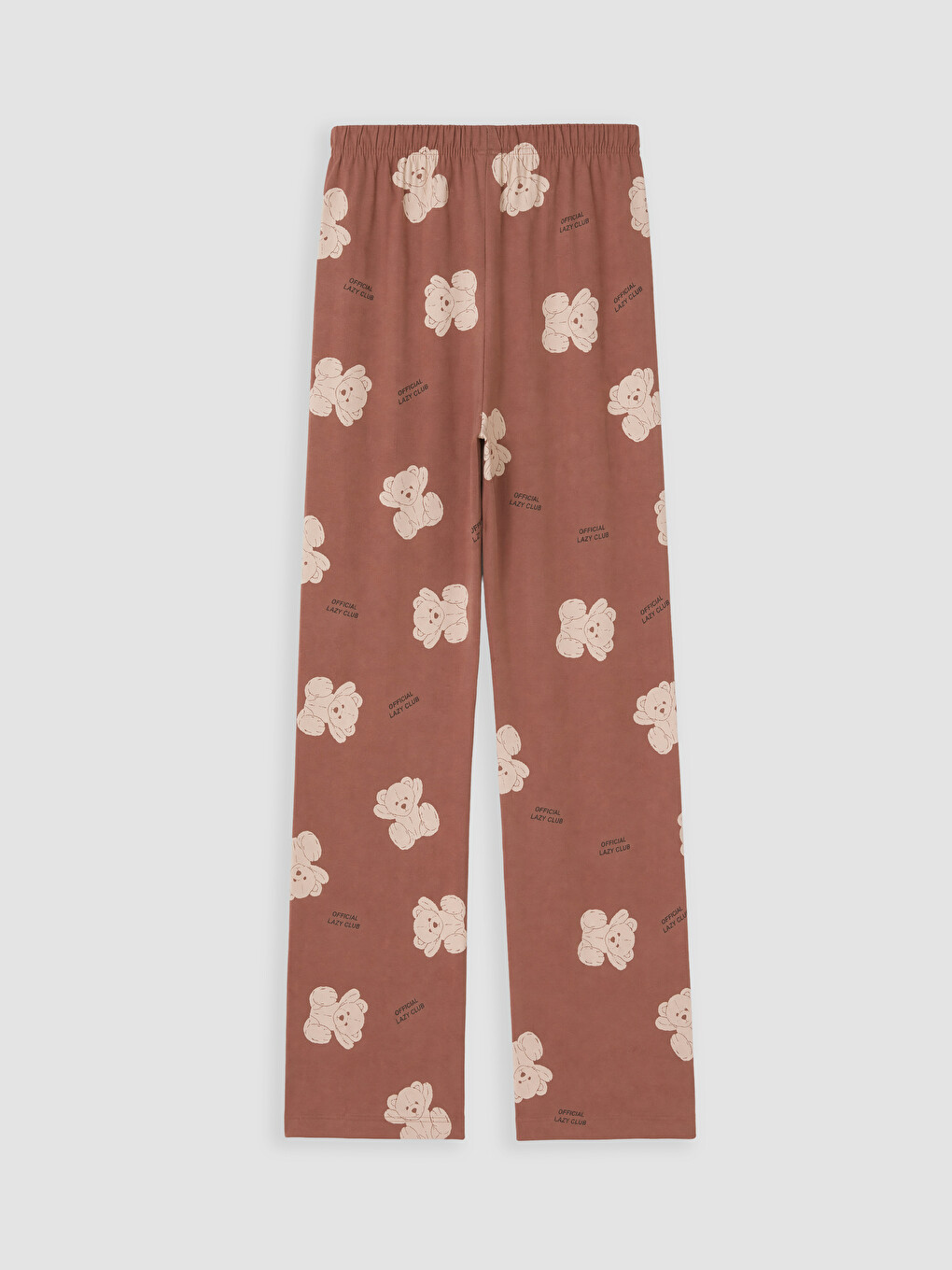 Baskılı Bisiklet Yaka Kız Çocuk Pijama Takım-4