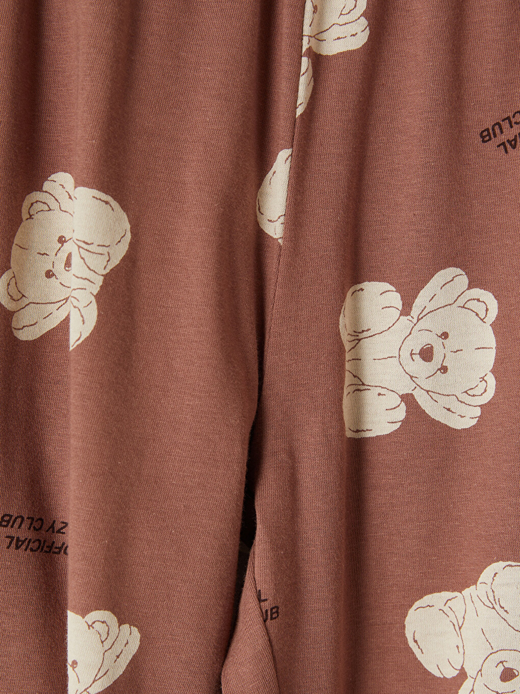 Baskılı Bisiklet Yaka Kız Çocuk Pijama Takım-5
